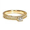 Engagement ring i122868didi in Gold with Diamonds - GIA 0.30ct - 0.40ct