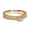 Engagement ring i122868didi in Gold with Diamonds - GIA 0.30ct - 0.40ct