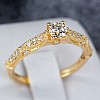 Engagement ring i123240didi in Gold with Diamonds - GIA 1.00ct