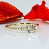 Engagement ring i1692didi in Gold with Diamonds - GIA 0.30ct - 0.40ct