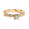 Engagement ring i493DiDi in Gold or Platinum with Diamonds - GIA