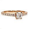 Engagement Ring i645dchdi Tiffany Novo Model in Gold with Diamonds - GIA 0.50ct - 0.70ct