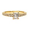 Engagement Ring i645dchdi Tiffany Novo Model in Gold with Diamonds - GIA 0.50ct - 0.70ct