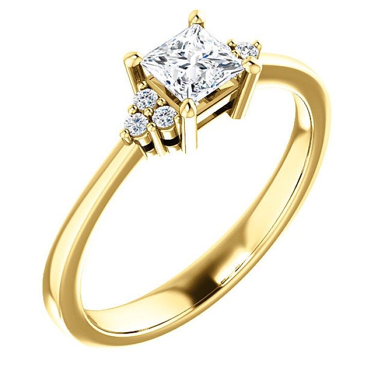 Engagement ring i71845didi in Gold with Diamonds - GIA 0.30ct - 0.40ct