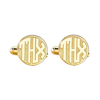 Buttons bt1965 Personalize Monogram in Gold or Platinum