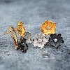 Gold and Diamond Earrings c878