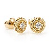 Earrings c1579 in Gold or Platinum with Diamonds