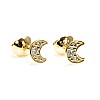 Gold earrings c1944 with diamonds