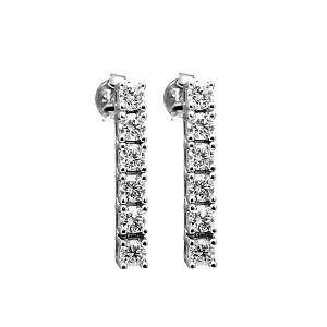Earrings c2452 in Gold with Diamonds