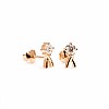 Earrings c2767 in Gold or Platinum with Diamonds