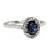 Gold Engagement Ring with Oval Sapphire and Diamonds i3992SfovDi