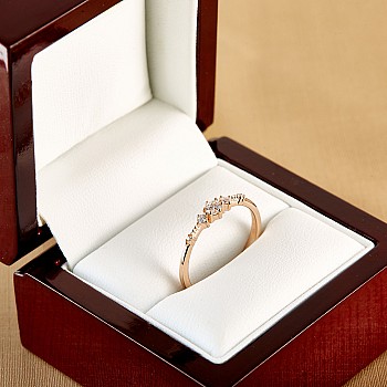 i1788 Gold Engagement Ring with Diamonds 0.10ct - 0.25ct