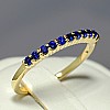 Gift Ring i018Sf in Gold with Sapphires