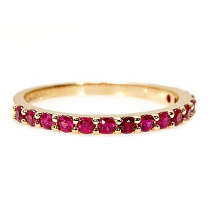 Gift Ring i3149rb in Gold with Rubies