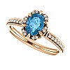 Gift Ring i121997TpSwODi in Gold with Topaz and Diamonds