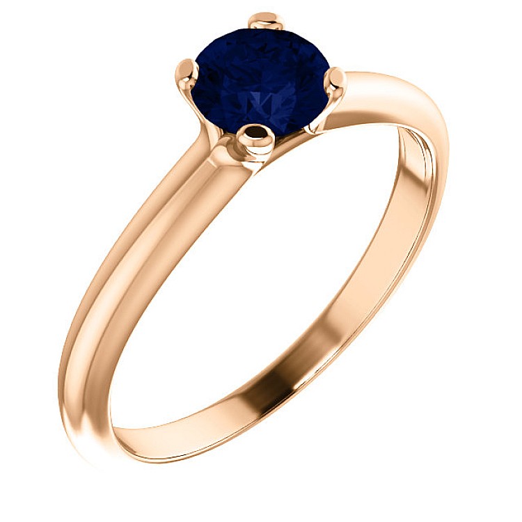 Engagement ring in Gold with Sapphire 122005Sf