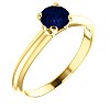 Engagement ring in Gold with Sapphire 122005Sf