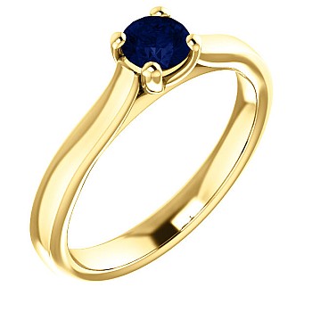 Engagement ring in Gold with Sapphire 122100Sf