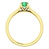 Gold engagement ring with Emerald 122100Sm