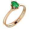 Gold Ring with Emerald 122118Sm