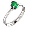 Gold Ring with Emerald 122118Sm