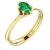 Gold Ring with Emerald 122118Sm