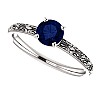 Engagement or anniversary ring i71618Sf in Gold with Sapphire