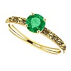 Gold Ring with Emerald i71618Sm