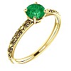 Gold Ring with Emerald i71618Sm