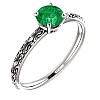 Gold Ring with Emerald i71618Sm