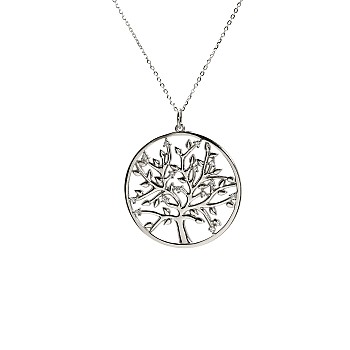 Golden Tree of Life Model Pendant with Diamonds pan074