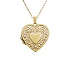 Vintage Gold Photo Heart Locket pan21957