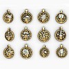 Mens Zodiac pendant in Gold or Platinum pan2670