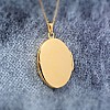 Gold Vintage Oval Photo Locket pan2691