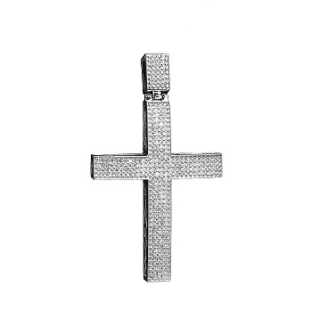 Men's Gold Cross Pendant with Diamonds pan2990Didi