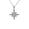 North Star Pendant in Gold with Diamonds pan521