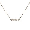 Pendant in Gold or Platinum with 5 Natural Diamonds pan562