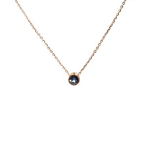 Chocker in Gold with Natural Sapphire pan563sf