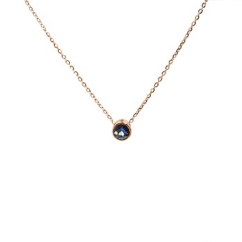 Chocker in Gold with Natural Sapphire pan563sf