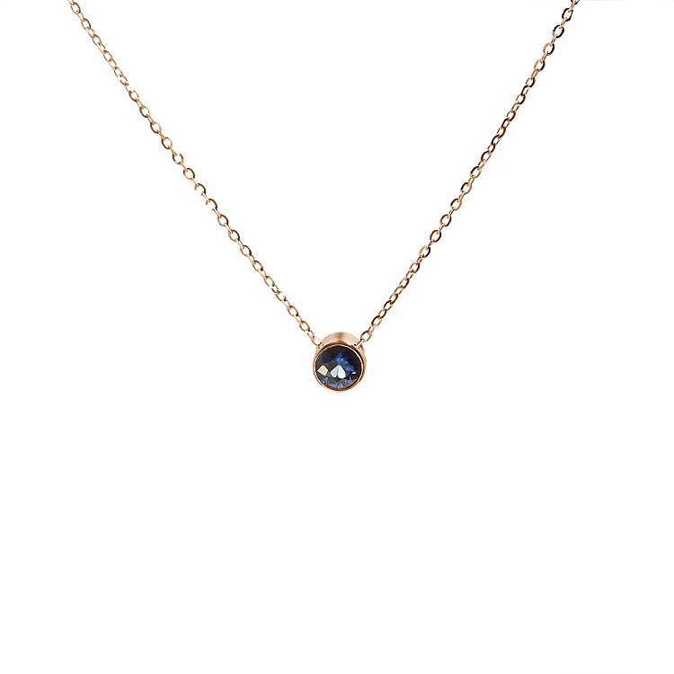 Chocker in Gold with Natural Sapphire pan563sf