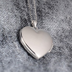 Heart locket for pictures in Gold pan86053