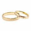 Wedding rings v3690 in Gold with Diamonds