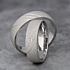 Wedding rings v011 in Gold or Platinum with Diamond