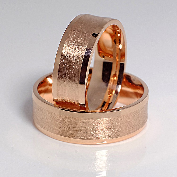 Gold wedding rings v013