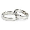 Platinum and Diamond Wedding Rings vp015