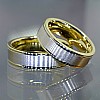 Wedding rings v026 in Two Color Gold