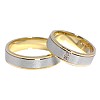 Wedding rings v056 in Gold with Diamonds