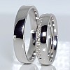 Wedding rings v080 in Gold or Platinum with Diamonds