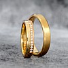 Wedding rings v0803 Classic in Gold or Platinum with Diamonds