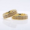 Wedding rings v114 in Gold with Romanian Motifs